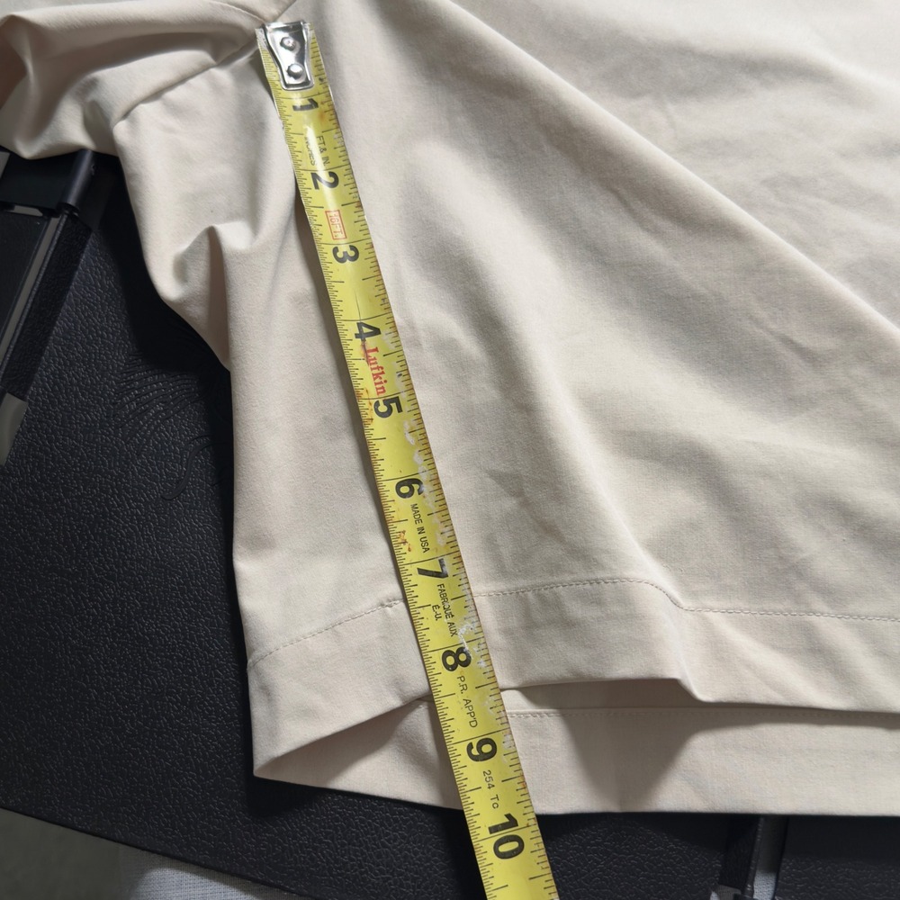 Peter Millar Surge Shorts Mens 38 Cream Good Crown Crafted Tailored Fit Golf - Picture 6 of 14